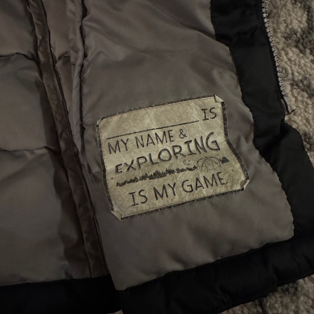 The North Face Down 550 Girls Jacket - Size Small 7/8 - Picture 7 of 10